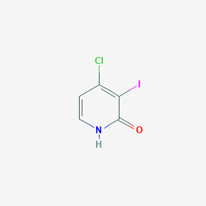 molecular formula C5H3ClINO B13699834 4-Chloro-3-iodopyridin-2-ol 