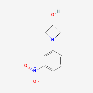 molecular formula C9H10N2O3 B13699835 1-(3-Nitrophenyl)azetidin-3-ol 