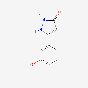 3-(3-Methoxyphenyl)-1-methyl-1H-pyrazol-5-ol