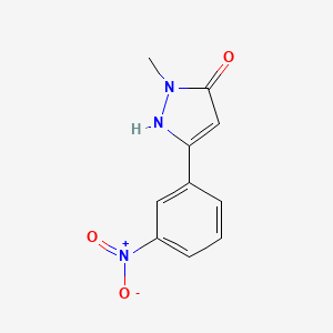 1-Methyl-3-(3-nitrophenyl)-1H-pyrazol-5-ol