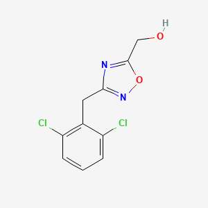 [3-(2,6-Dichlorobenzyl)-1,2,4-oxadiazol-5-yl]methanol