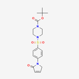 1-[4-[(4-Boc-1-piperazinyl)sulfonyl]phenyl]-1H-pyrrol-2(5H)-one