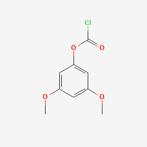 molecular formula C9H9ClO4 B13699914 3,5-Dimethoxyphenyl Chloroformate 