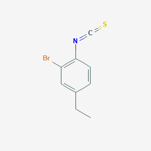 molecular formula C9H8BrNS B13699924 2-Bromo-4-ethylphenylisothiocyanate 