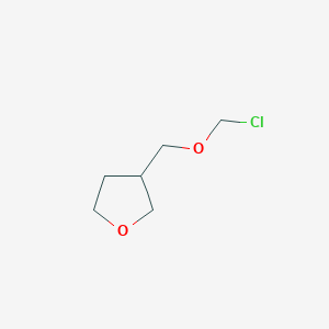 3-[(Chloromethoxy)methyl]tetrahydrofuran