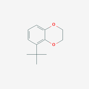 molecular formula C12H16O2 B13699959 5-(tert-Butyl)-2,3-dihydrobenzo[b][1,4]dioxine 