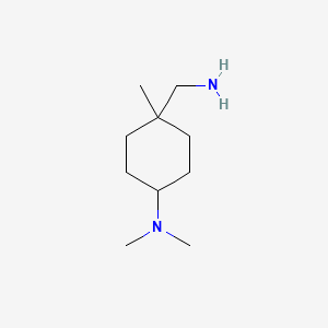 4-(Aminomethyl)-N,N,4-trimethylcyclohexanamine