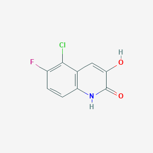 5-Chloro-6-fluoro-3-hydroxyquinolin-2(1H)-one