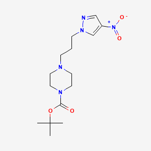 1-Boc-4-[3-(4-nitro-1-pyrazolyl)propyl]piperazine