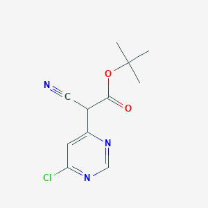 tert-Butyl 2-(6-Chloro-4-pyrimidinyl)-2-cyanoacetate