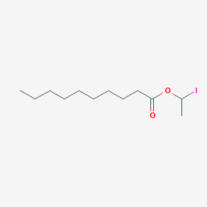 molecular formula C12H23IO2 B13700098 1-Iodoethyl decanoate CAS No. 89296-74-2