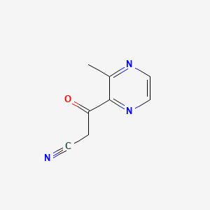 3-(3-Methyl-2-pyrazinyl)-3-oxopropanenitrile