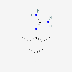 molecular formula C9H12ClN3 B13700135 1-(4-Chloro-2,6-dimethylphenyl)guanidine 