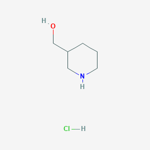 molecular formula C6H14ClNO B1370018 Piperidin-3-ylmethanol hydrochloride CAS No. 400771-49-5