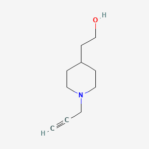 molecular formula C10H17NO B1370019 2-(1-(Prop-2-yn-1-yl)piperidin-4-yl)ethan-1-ol 