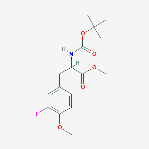 Methyl (S)-2-((tert-butoxycarbonyl)amino)-3-(3-iodo-4-methoxyphenyl)propanoate