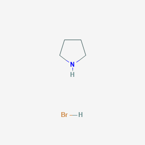 molecular formula C4H10BrN B1370022 Pyrrolidine hydrobromide CAS No. 55810-80-5