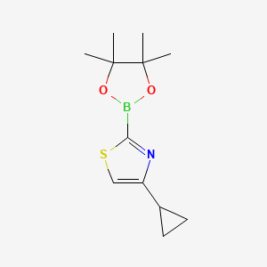 4-Cyclopropylthiazole-2-boronic Acid Pinacol Ester