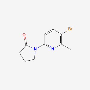 1-(5-Bromo-6-methyl-2-pyridyl)-2-pyrrolidinone