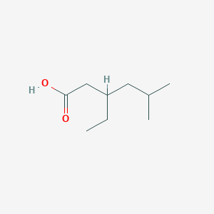 molecular formula C9H18O2 B1370023 3-Ethyl-5-methylhexanoic acid 