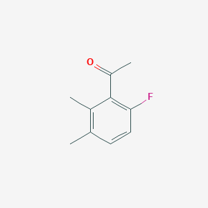 molecular formula C10H11FO B13700232 2',3'-Dimethyl-6'-fluoroacetophenone 