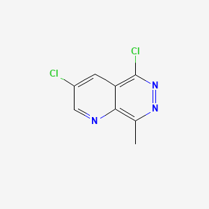 molecular formula C8H5Cl2N3 B13700233 3,5-Dichloro-8-methylpyrido[2,3-d]pyridazine 