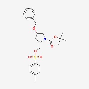 [(2R,4S)-4-(Benzyloxy)-1-Boc-2-pyrrolidinyl]methyl 4-methylbenzenesulfonate