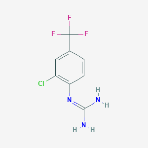 1-[2-Chloro-4-(trifluoromethyl)phenyl]guanidine