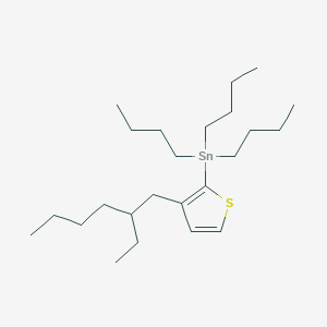 molecular formula C24H46SSn B13700254 [3-(2-Ethylhexyl)-2-thienyl]tributylstannane 