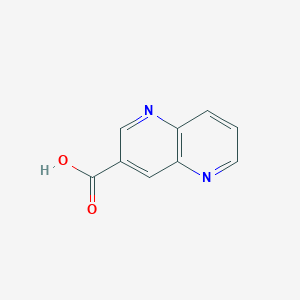 molecular formula C9H6N2O2 B1370026 1,5-萘啶-3-羧酸 CAS No. 90418-64-7