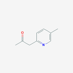 molecular formula C9H11NO B1370027 1-(5-Methylpyridin-2-yl)propan-2-one CAS No. 73010-36-3