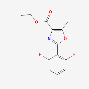 Ethyl 2-(2,6-Difluorophenyl)-5-methyloxazole-4-carboxylate