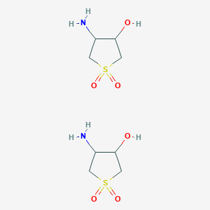 cis-3-Amino-4-hydroxytetrahydrothiophene 1,1-dioxide