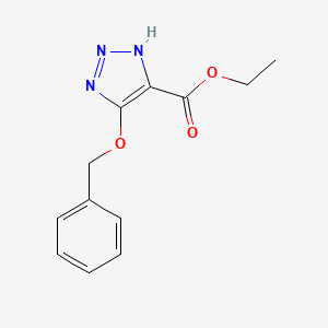 Ethyl 5-(benzyloxy)-2H-1,2,3-triazole-4-carboxylate