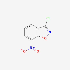molecular formula C7H3ClN2O3 B1370035 3-氯-7-硝基-1,2-苯并异噁唑 CAS No. 178747-55-2