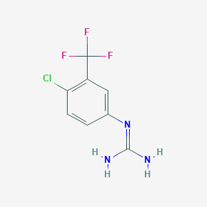 1-[3-(Trifluoromethyl)-4-chlorophenyl]guanidine