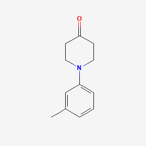 molecular formula C12H15NO B1370041 1-(3-Methylphenyl)Piperidin-4-One CAS No. 365554-90-1