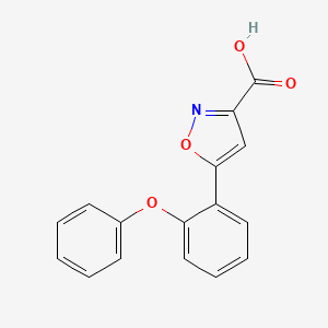 5-(2-Phenoxyphenyl)isoxazole-3-carboxylic Acid