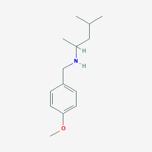[(4-Methoxyphenyl)methyl](4-methylpentan-2-yl)amine