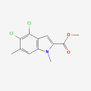 Methyl 4,5-Dichloro-1,6-dimethylindole-2-carboxylate