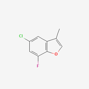 5-Chloro-7-fluoro-3-methylbenzofuran