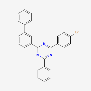 2-(3-Biphenylyl)-4-(4-bromophenyl)-6-phenyl-1,3,5-triazine