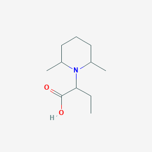 2-(2,6-Dimethylpiperidin-1-yl)butanoic acid