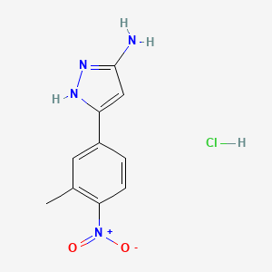 3-Amino-5-(3-methyl-4-nitrophenyl)pyrazole Hydrochloride