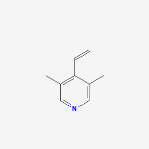 molecular formula C9H11N B13700569 3,5-Dimethyl-4-vinylpyridine 