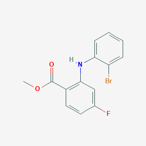 Methyl 2-((2-bromophenyl)amino)-4-fluorobenzoate