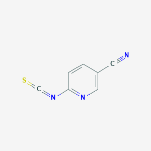 molecular formula C7H3N3S B13700611 6-Isothiocyanatonicotinonitrile 