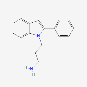 3-(2-Phenyl-1H-indol-1-yl)propylamine