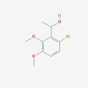 molecular formula C10H13BrO3 B13700724 1-(6-Bromo-2,3-dimethoxyphenyl)ethanol 