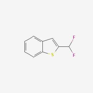 molecular formula C9H6F2S B13700733 2-(Difluoromethyl)benzothiophene 